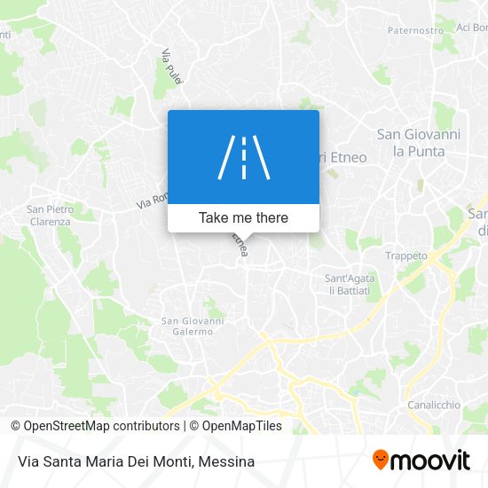 Via Santa Maria Dei Monti map
