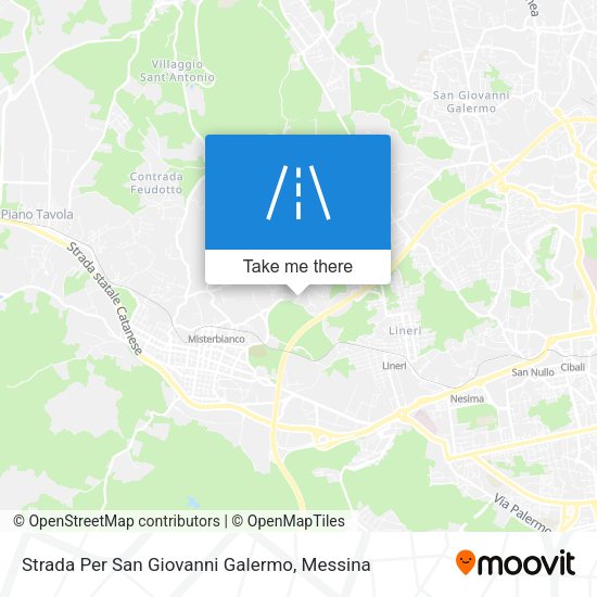 Strada Per San Giovanni Galermo map