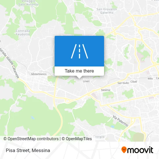 Pisa Street map