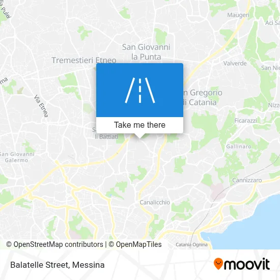 Balatelle Street map