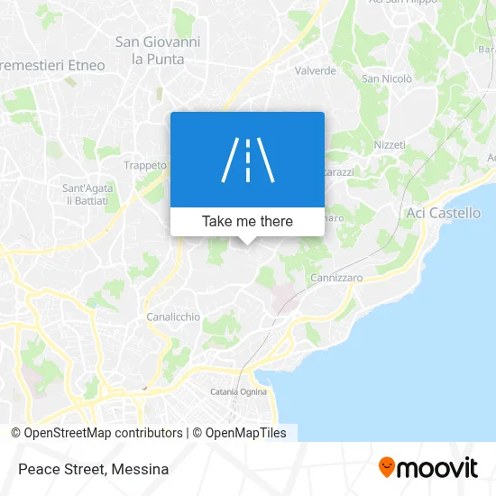 Peace Street map