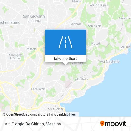 Giorgio De Chirico Street map