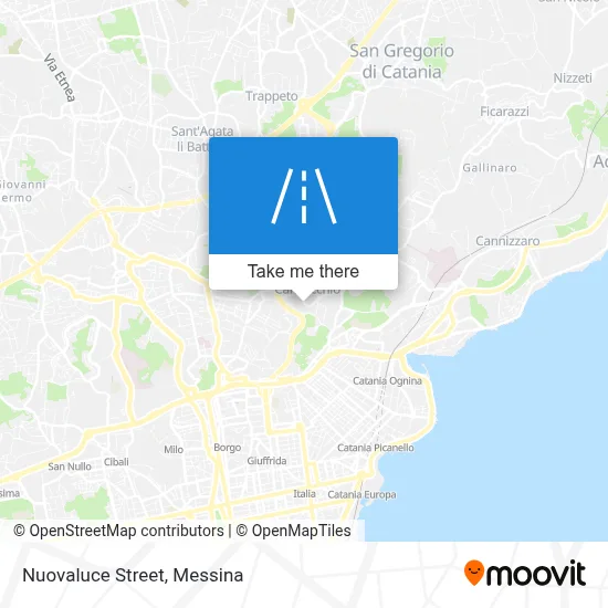Nuovaluce Street map