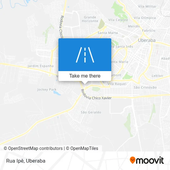 Rua Ipê map