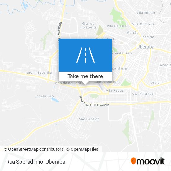 Mapa Rua Sobradinho