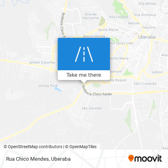 Rua Chico Mendes map