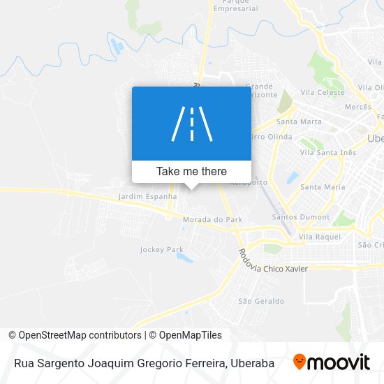 Rua Sargento Joaquim Gregorio Ferreira map