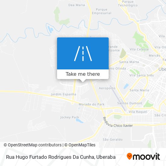 Mapa Rua Hugo Furtado Rodrigues Da Cunha