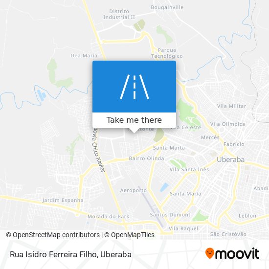Mapa Rua Isidro Ferreira Filho