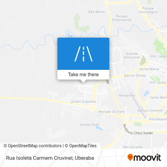 Rua Isoleta Carmem Cruvinel map