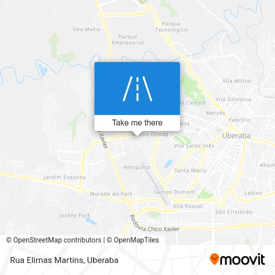 Rua Elimas Martins map