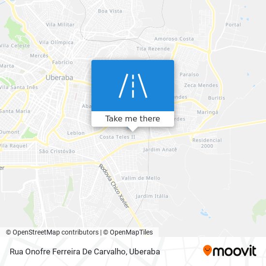 Rua Onofre Ferreira De Carvalho map