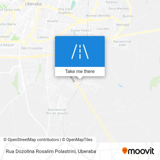 Rua Dozolina Rosalim Polastrini map