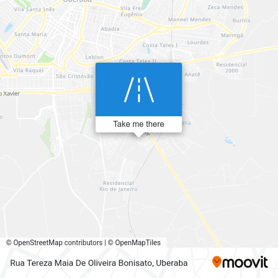 Rua Tereza Maia De Oliveira Bonisato map