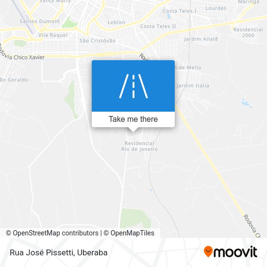 Rua José Pissetti map