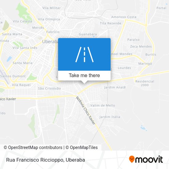Rua Francisco Riccioppo map