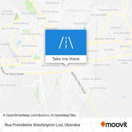 Rua Presidente Washington Luiz map