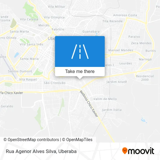 Rua Agenor Alves Silva map