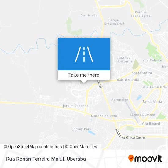 Rua Ronan Ferreira Maluf map