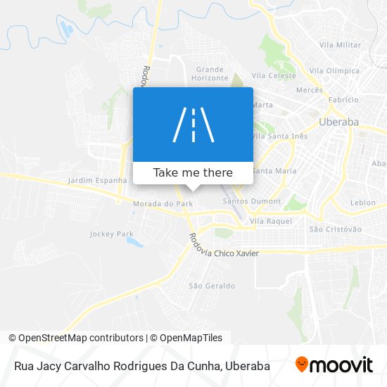 Rua Jacy Carvalho Rodrigues Da Cunha map