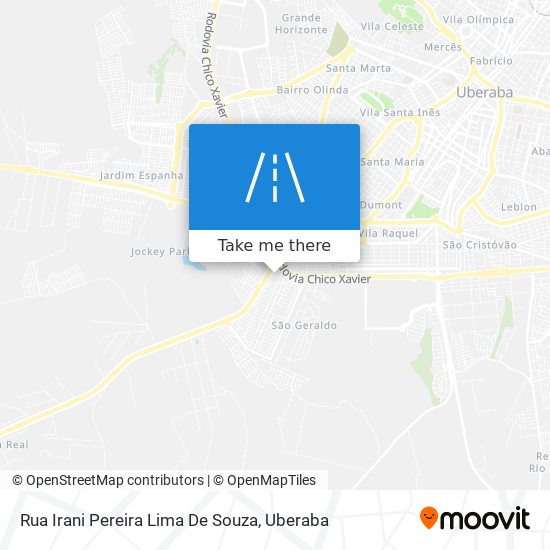 Mapa Rua Irani Pereira Lima De Souza