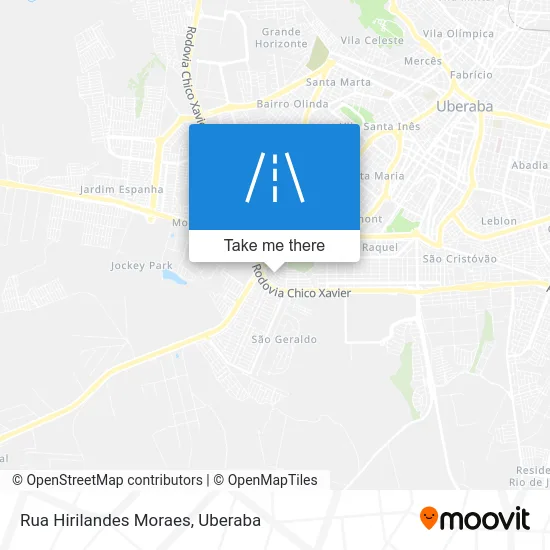 Rua Hirilandes Moraes map