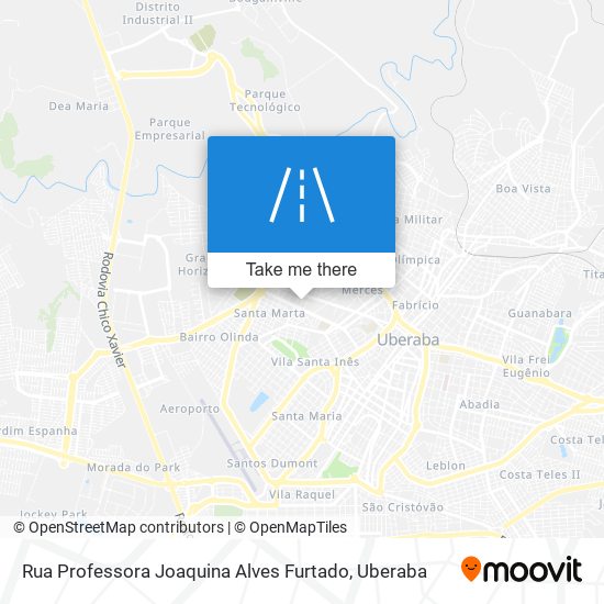 Rua Professora Joaquina Alves Furtado map