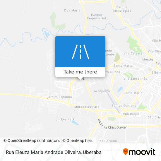 Mapa Rua Eleuza Maria Andrade Oliveira