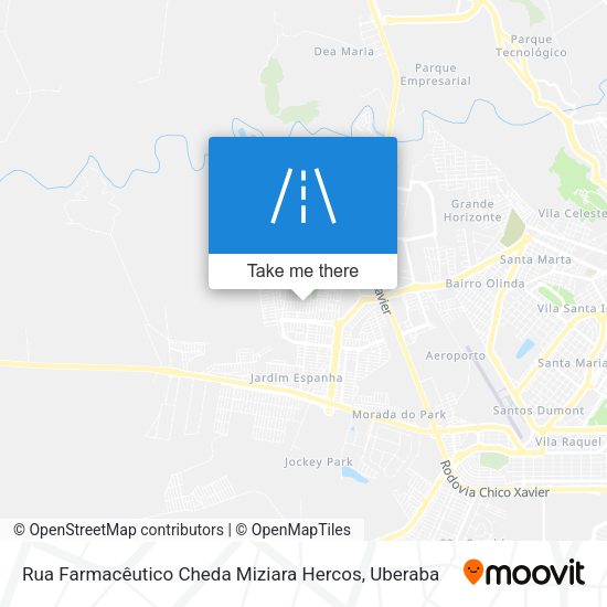 Rua Farmacêutico Cheda Miziara Hercos map