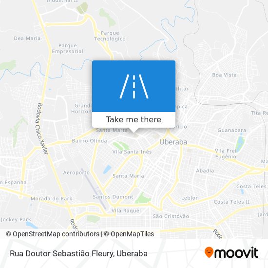 Rua Doutor Sebastião Fleury map