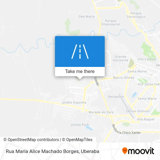 Rua Maria Alice Machado Borges map