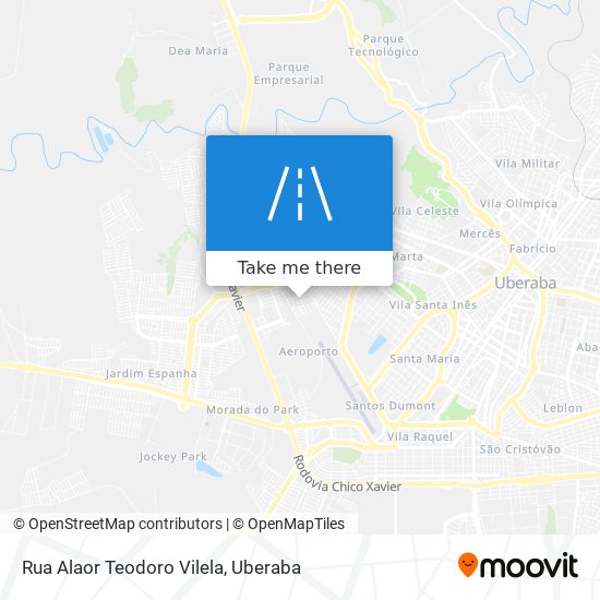 Mapa Rua Alaor Teodoro Vilela