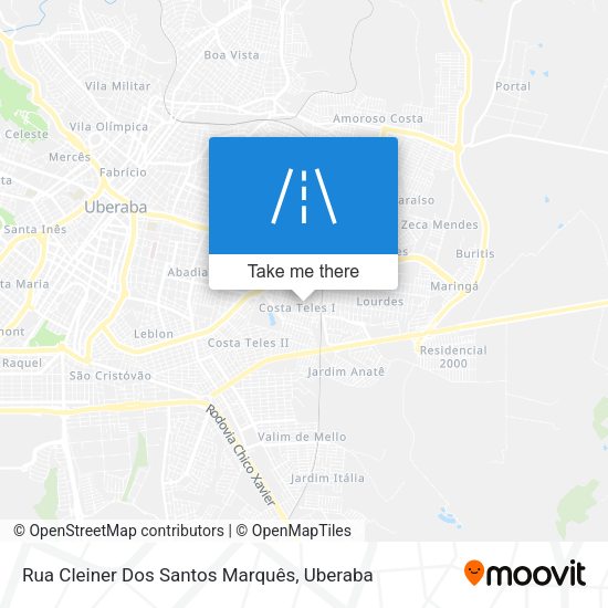 Rua Cleiner Dos Santos Marquês map