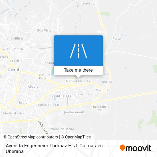 Avenida Engenheiro Thomaz H. J. Guimarães map