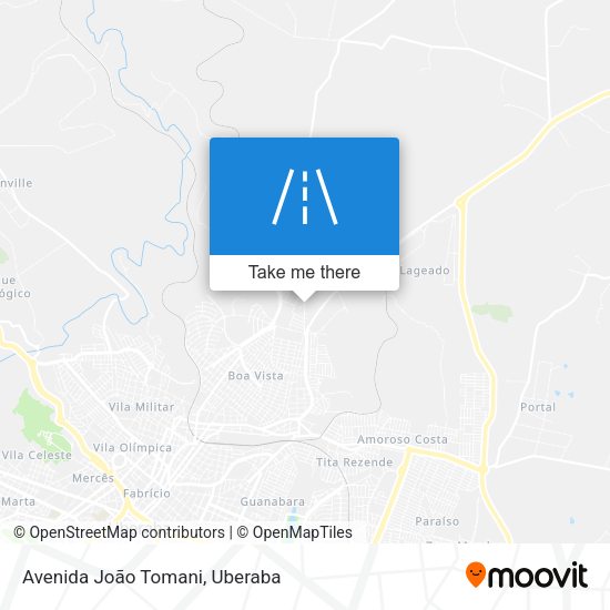 Avenida João Tomani map