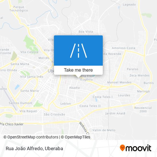 Rua João Alfredo map