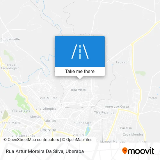 Rua Artur Moreira Da Silva map