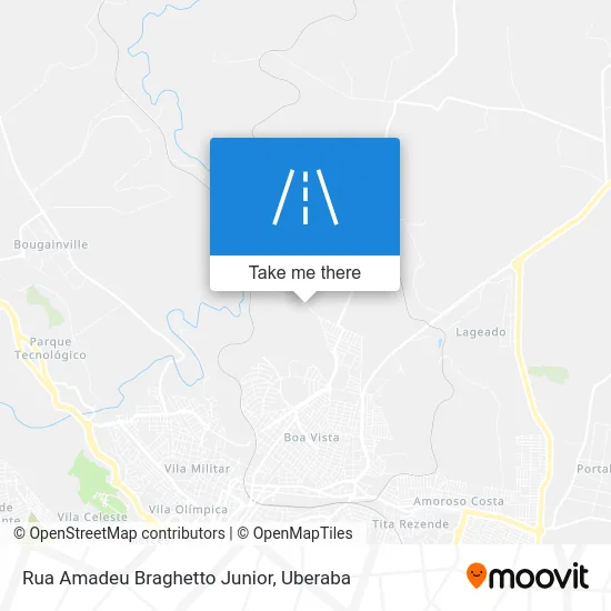 Rua Amadeu Braghetto Junior map