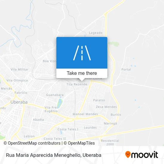 Rua Maria Aparecida Meneghello map