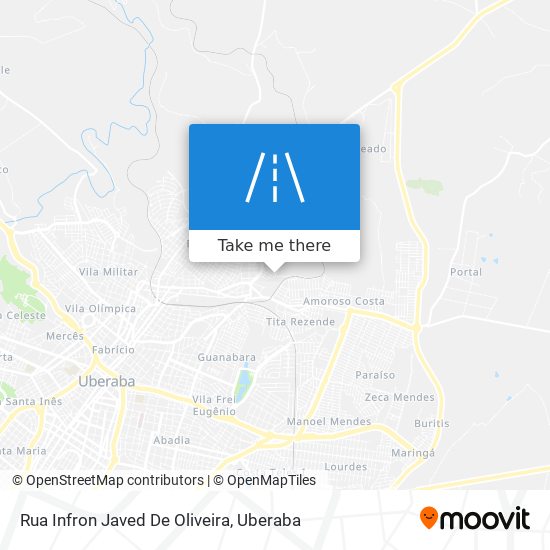 Mapa Rua Infron Javed De Oliveira