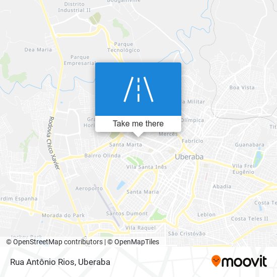 Mapa Rua Antônio Rios