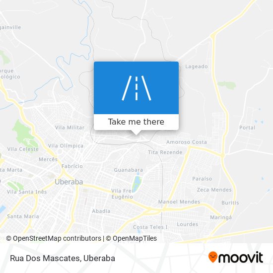 Rua Dos Mascates map