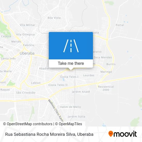 Rua Sebastiana Rocha Moreira Silva map