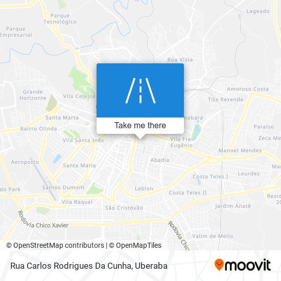 Rua Carlos Rodrigues Da Cunha map