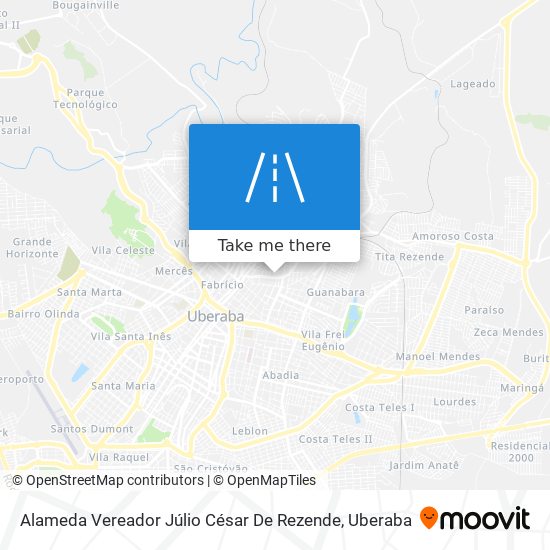 Alameda Vereador Júlio César De Rezende map