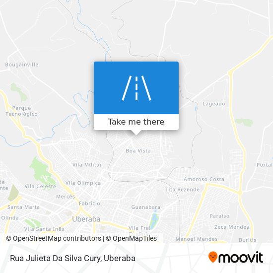 Rua Julieta Da Silva Cury map