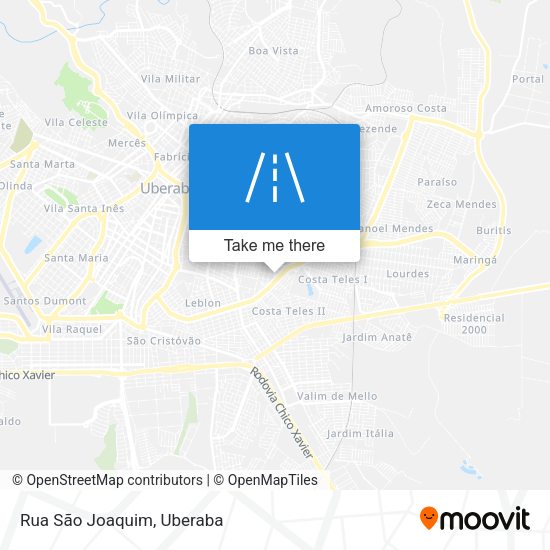Rua São Joaquim map