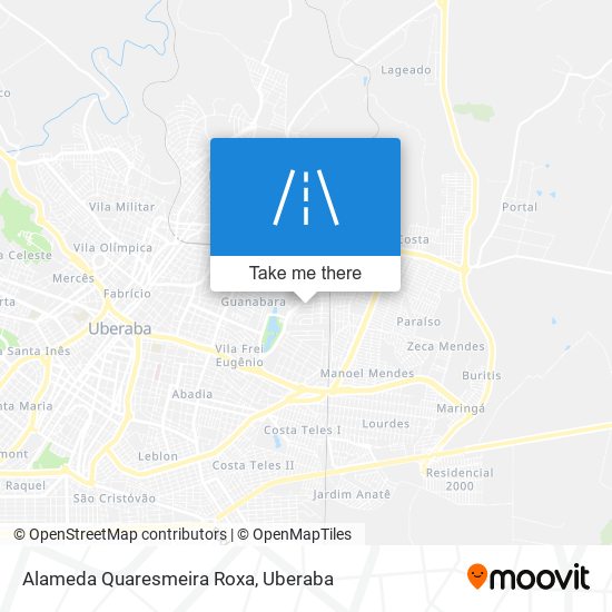 Alameda Quaresmeira Roxa map