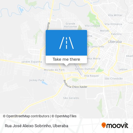 Rua José Aleixo Sobrinho map