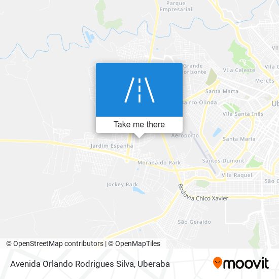 Avenida Orlando Rodrigues Silva map